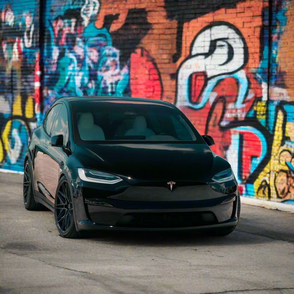 Tesla model x window tinting in Jacksonville florida